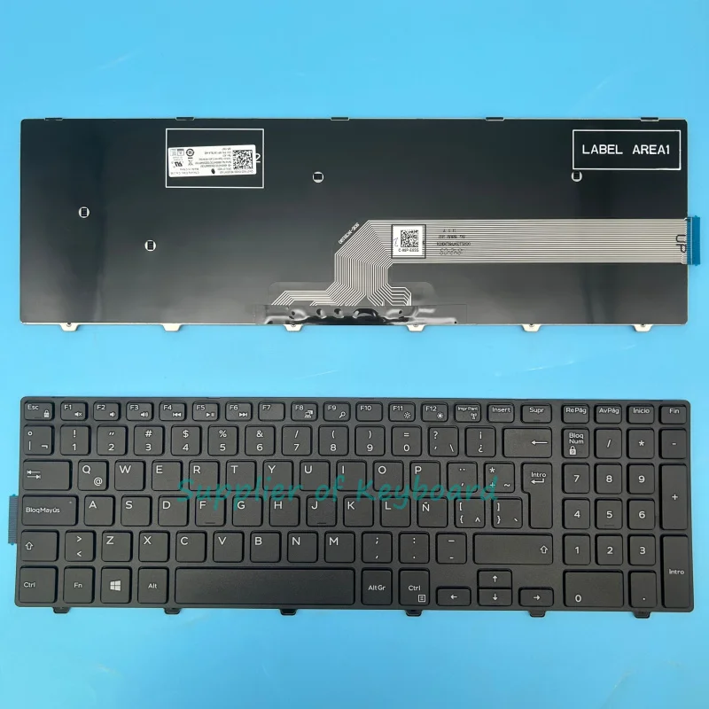 NOVO Teclado Espanhol Latino para Dell Inspiron 15 3000 5000 3541 3542 3543 5542 5545 5547 15-5545 15-5547 17-5000 Sem Luz de Fundo