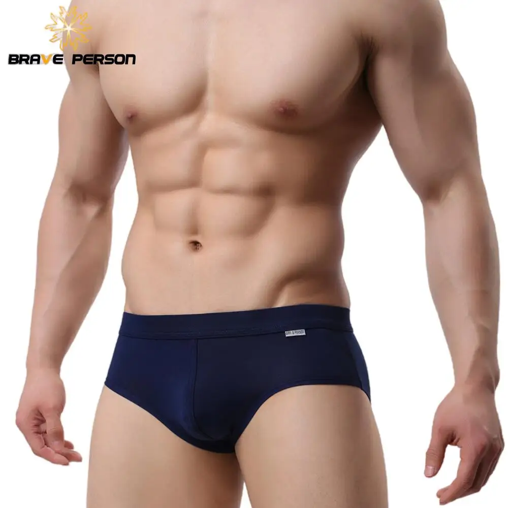 BRAVE PERSON Brand Underpants Men\'s Boxer Briefs Mesh Breathable Underwear Men Boxershorts Panties Boxers for Man B1144