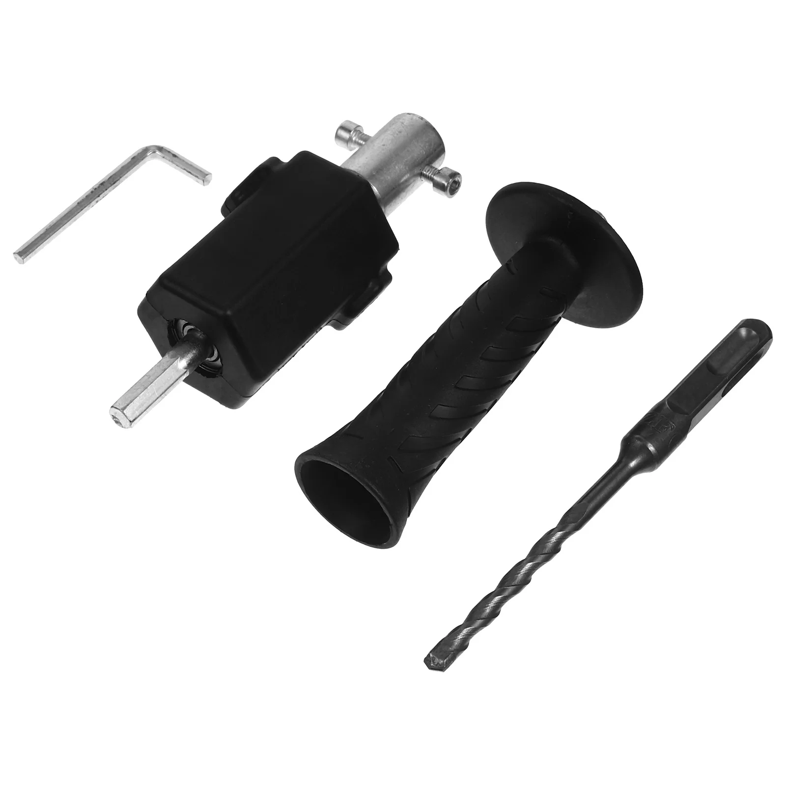 1Set Electric Drill Conversion Head Hammer Adapter Hard Triangle Transmission Shaft for Concrete Demolition Trenching