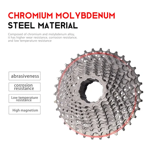 Imagen 2 del producto Cassette de bicicleta MTB, rueda libre de 8/9/10/11/12 velocidades, 32/36T/40T/42T/46T/50T/52T, piñón, estructura HG, volante para SHIMANO