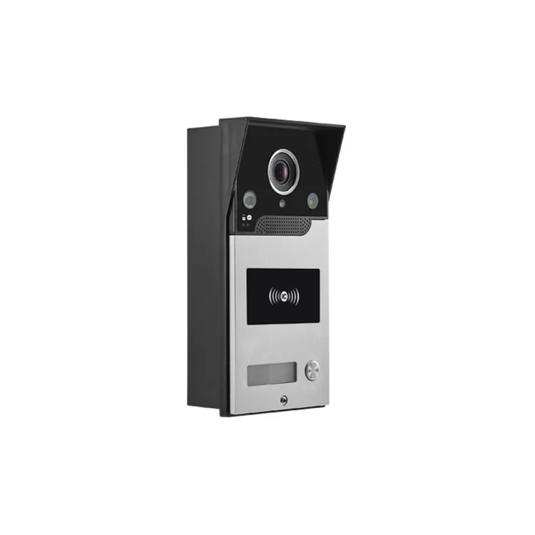 2MP 1080P Tuyaアプリ対応 RFID/NFC 有線 WIFI IPドアベル ビデオドアホン ビジュアルドアベル 室内チャイム付き ドアエントリーカメラ