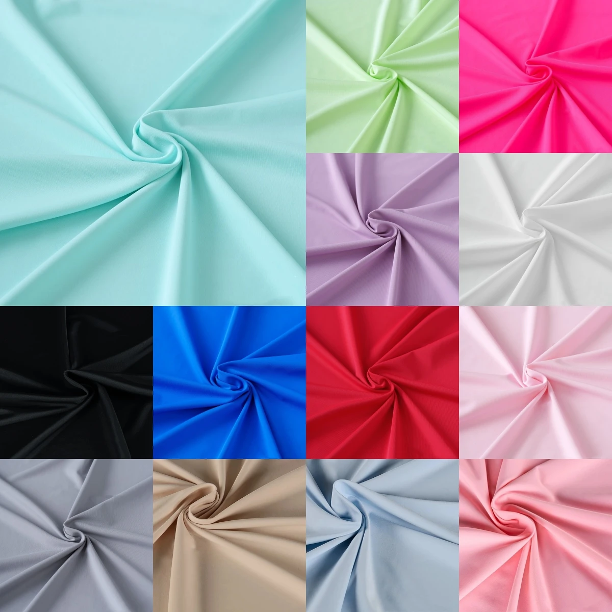 Highly Elastic Spandex Fabric 4 Way Stretch Ice Silk Black White for Making Dancer Swimwear Wide 160cm Sold By Meter