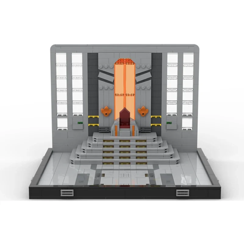 Bloques de construcción de la serie de películas de Star Wars, modelo de trono, tecnología Modular, ensamblaje DIY, regalos de juguete