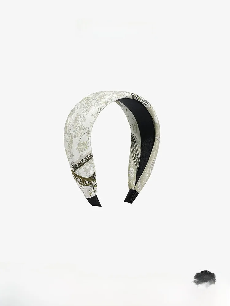 ine-xuanzi-gentle-pattern-hairband-women's-faion-accories-floral-series-wide-hair-hoop-spring-summer-hair-clip