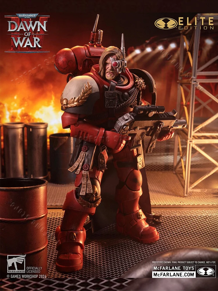 

[In Stock] Mcfarlane Warhammer: Dawn of War 4 Captain Cyrus in Phobos Armor Elite Edition Action Figure Model Doll Garage Kit
