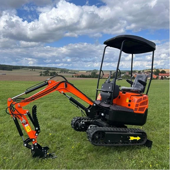 Small mini excavator bulldozer 0.8 tons 1 ton factory direct sales high quality crawler type excavator