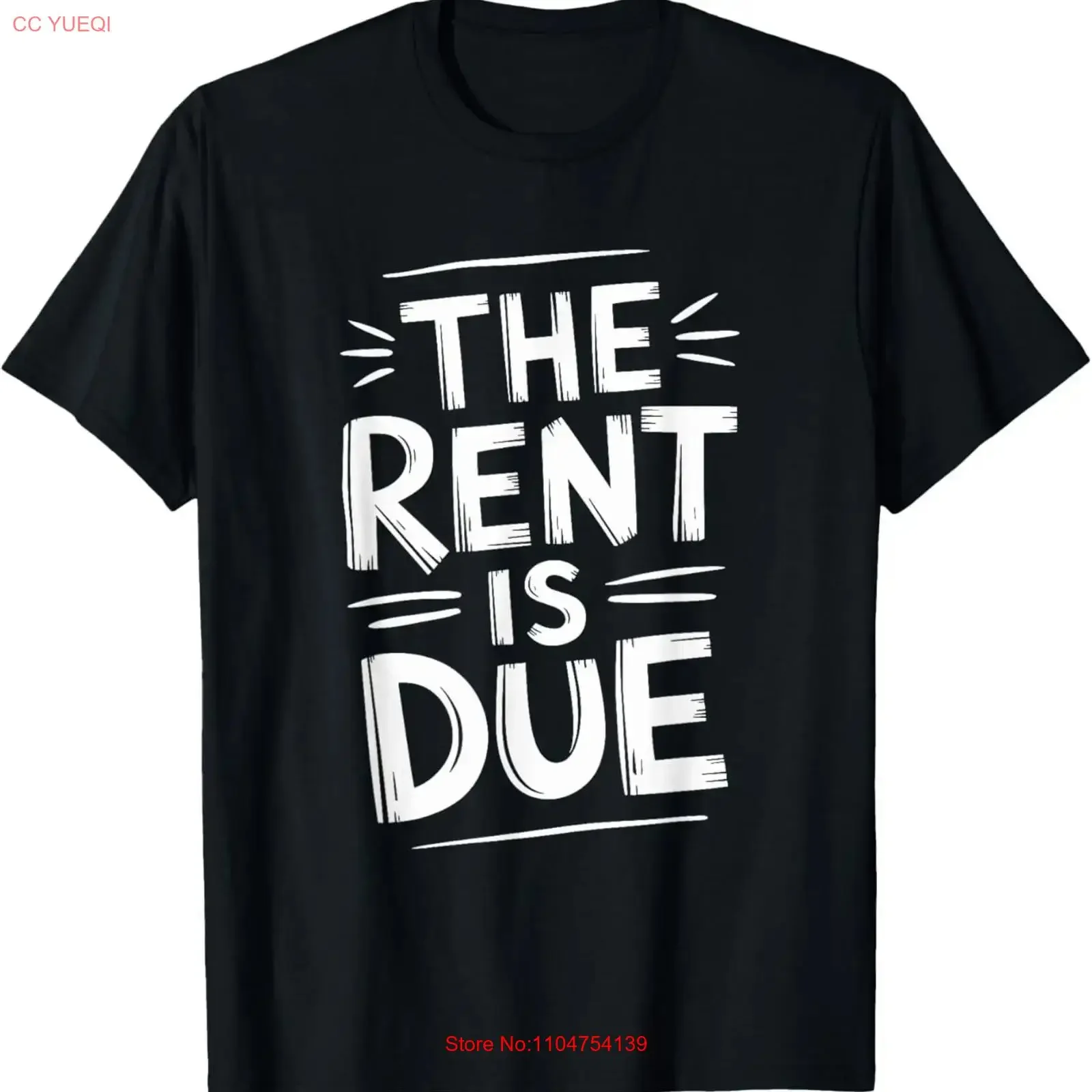 Landlord and Rental Property Manager The Rent Is Due T Shirt vintage Washed streetwear fashion Versatile Comfortable Breathable