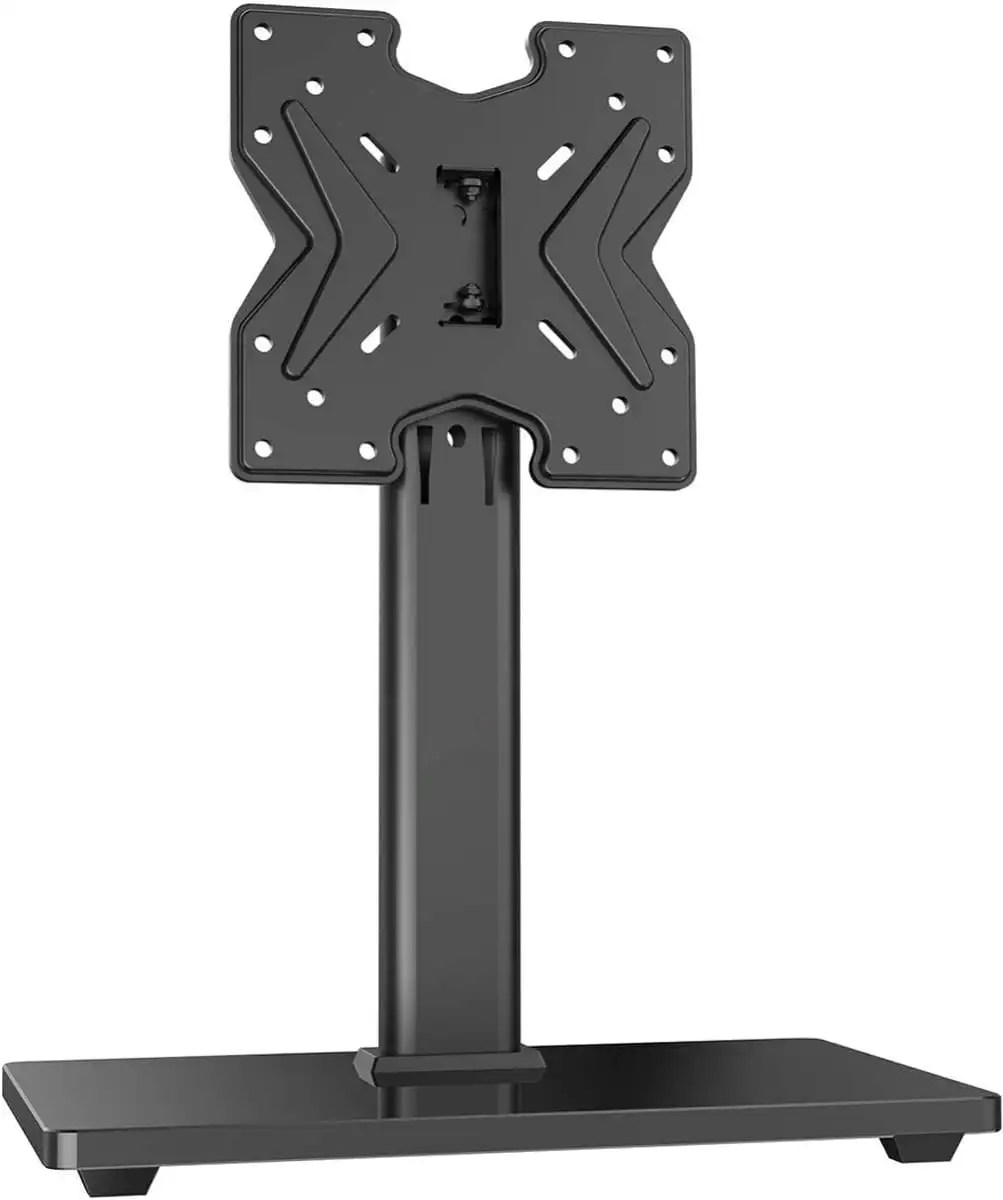 

Universal Tabletop TV Stand for 19-50 inch TVs Monitor, 3 Height Adjustable with Tempered Glass Base, Max 200x200mm