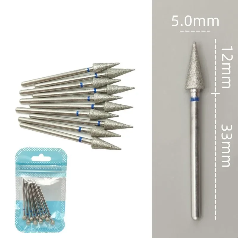 10 teile/satz Diamant Nagel Bohrer Rotery Elektrische Fräser für Pediküre Maniküre Dateien Häutchen Grat Nagel Werkzeuge Zubehör