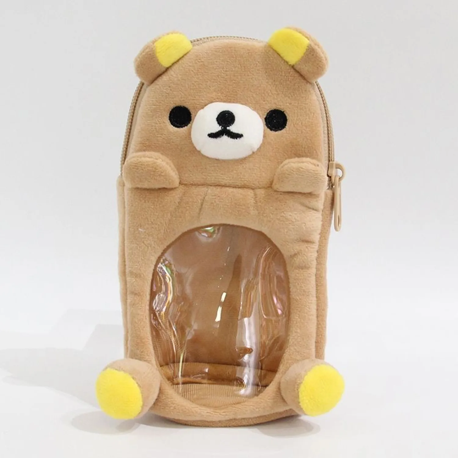 

New Cute Anime Rilakkuma Kids Plush Pencil Bags Children Pen Cases Women Make up Cosmetic Bags