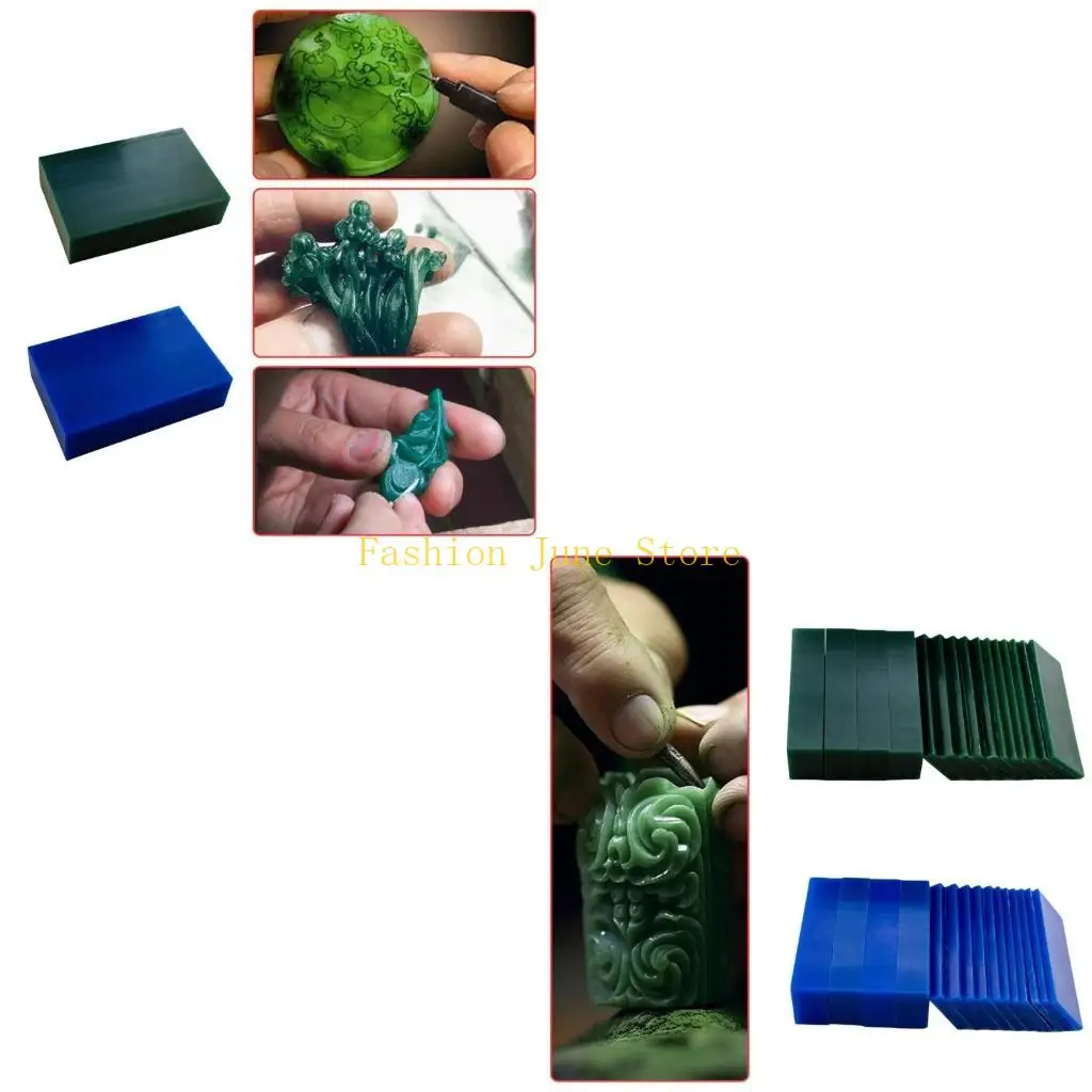 N5KA Multipurpose نحت شمع ورقة الشمع المصنوعة يدويًا نحت ألواح الشمع مجوهرات نحت شمع مناسبة للمجوهرات