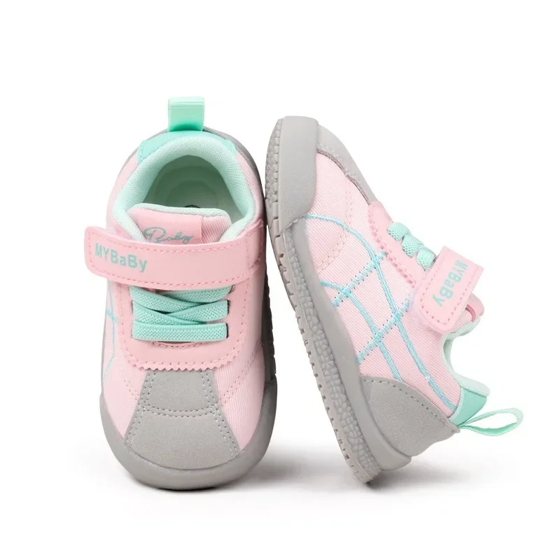 Spring and Autumn Style 1-2 Year Old Trendy Versatile Baby Functional Shoes, Anti Slip Baby Shoes Toddler Girl Shoes Boys Shoes