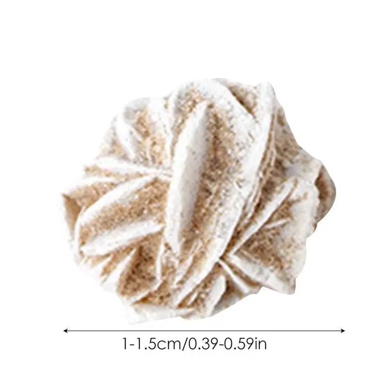 Desert Rose Crystal Gypsum Rose Love Stone Sand Desert Rose Table Ornament Educational Collectible Mineral Specimen Home