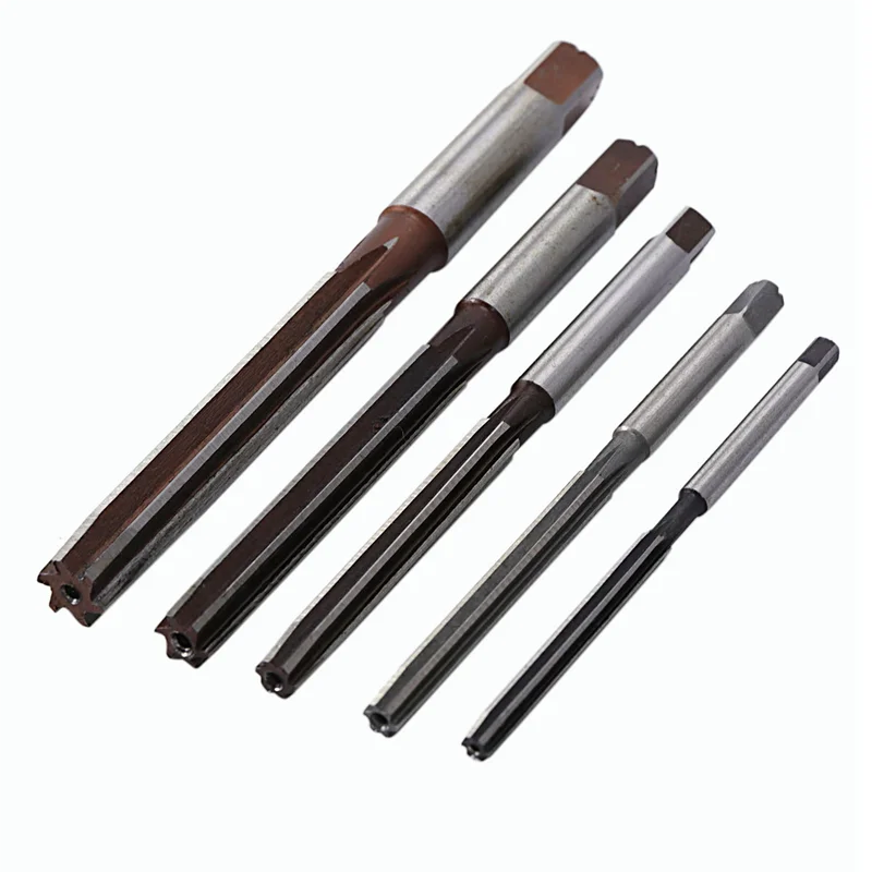 

A02F-20Pcs Flutes Hand Reamers Set H8 Chucking Straight Shank Hand Reamers Set 4Mm/5Mm/6Mm/8Mm/10Mm