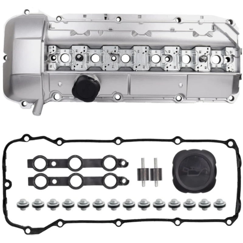 Automotive cylinder head cover aluminum engine valve cover for BMW M54 11121432928