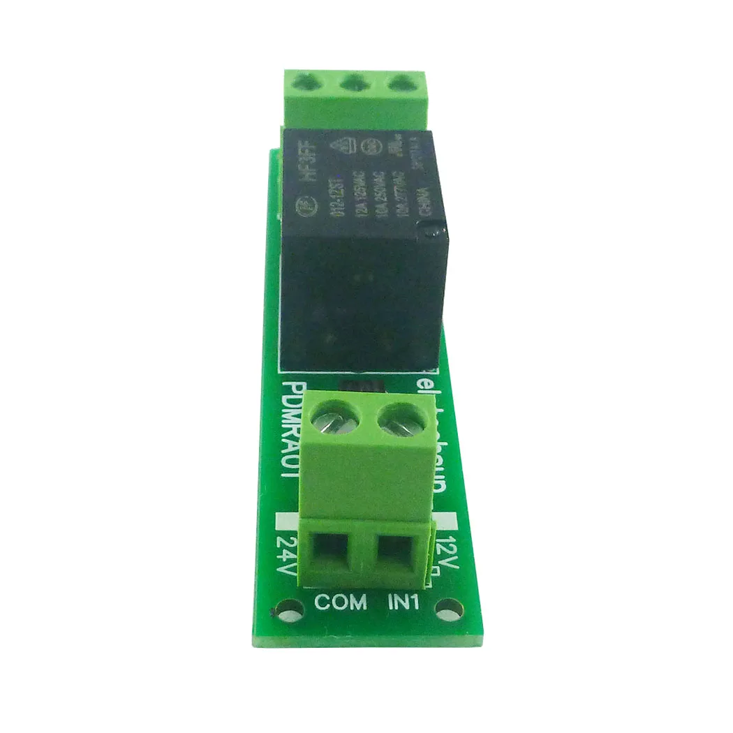 1 Channel Relay Module DC 24V 12V 110VAC 220VAC Din Rail Mounted for PLC GSM Relay Control Timer Module