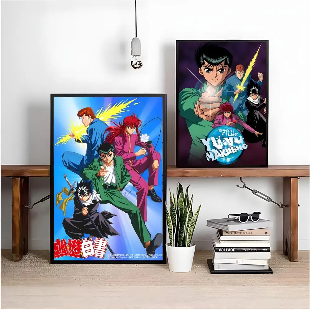 لوحة ييو هاكوشو للخط عالية الدقة مقاومة للماء من القماش ملصق فني: ديكور جدران جمالي للمنزل والبار والمزيد #3