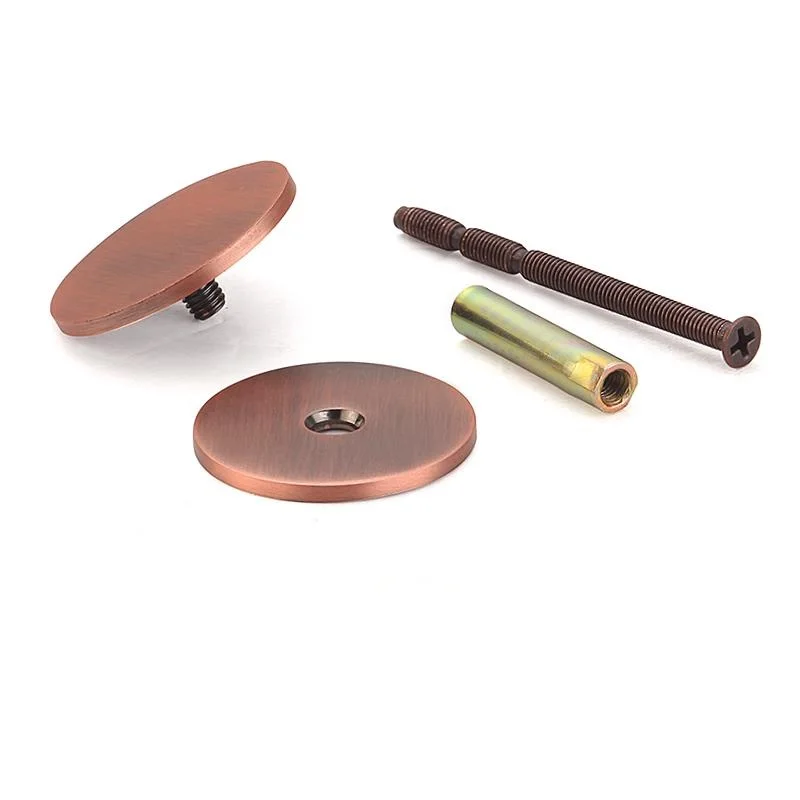 2Pcs Stainless Steel Door Hole Cover Plate Filler Bell Entry Door Security Covering Unused Hardware Holes Gold Silver Red Bronze