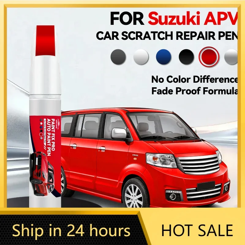

Специальная ручка для ремонта автомобильной краски для SUZUKI APV 2004-2025: аксессуары для устранения царапин, цвета: черный, белый ZGB, серебристый Z2S, серый ZDL