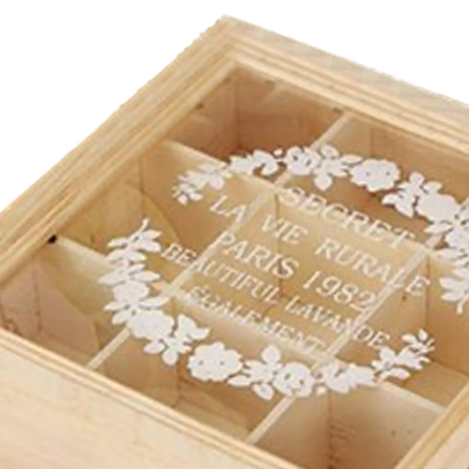 

Wooden Storage Box Jewelry Display Box Decorative Multifunctional Tea Box Organizer for Flowers Rings Bracelets Jewelry Gadgets