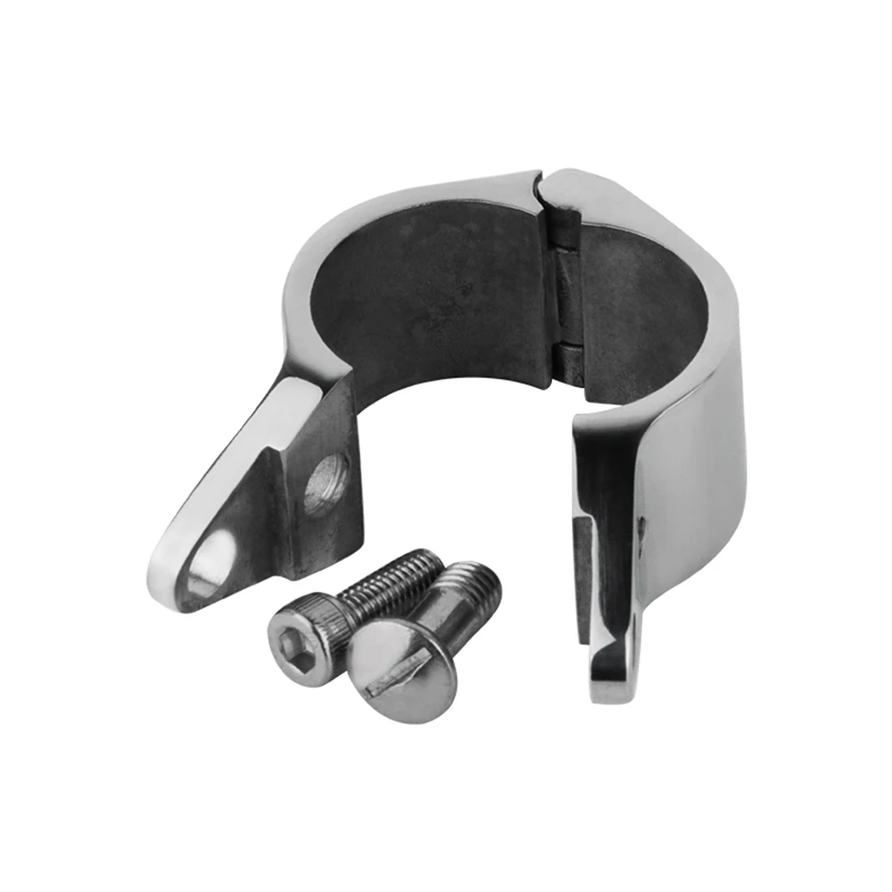 Abrazadera de tubo para barco de 22/25/30/32mm con mandíbula deslizante, accesorio superior Bimini, Hardware marino de acero inoxidable 316, riel de tubo para yate