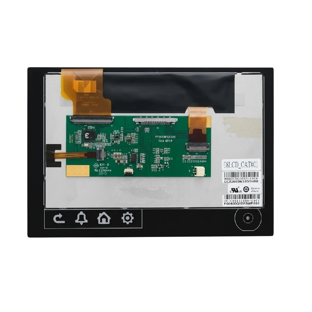 LCX0800W32GGU00 FG0800Q1DSSWPG01 PF0800W32GG00 8Inch LCD Display With Touch panel For CAT Marine Electronic Screen Repair