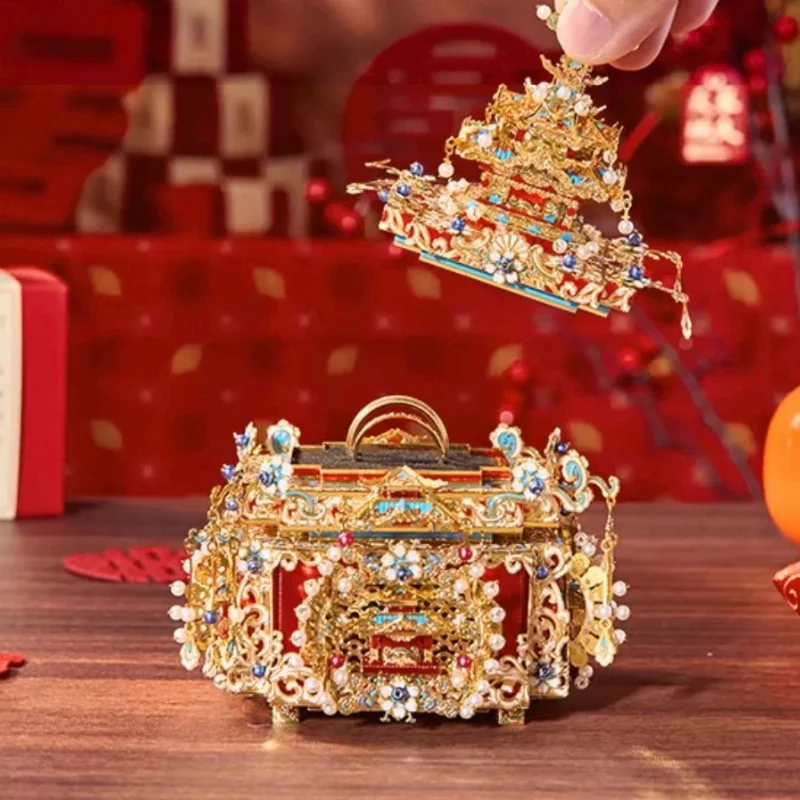 

Puku Dancui Makeup Three-dimensional Puzzle Model Handmade Three-dimensional Gift For Girlfriend Qixi Festival Valentine's Day G