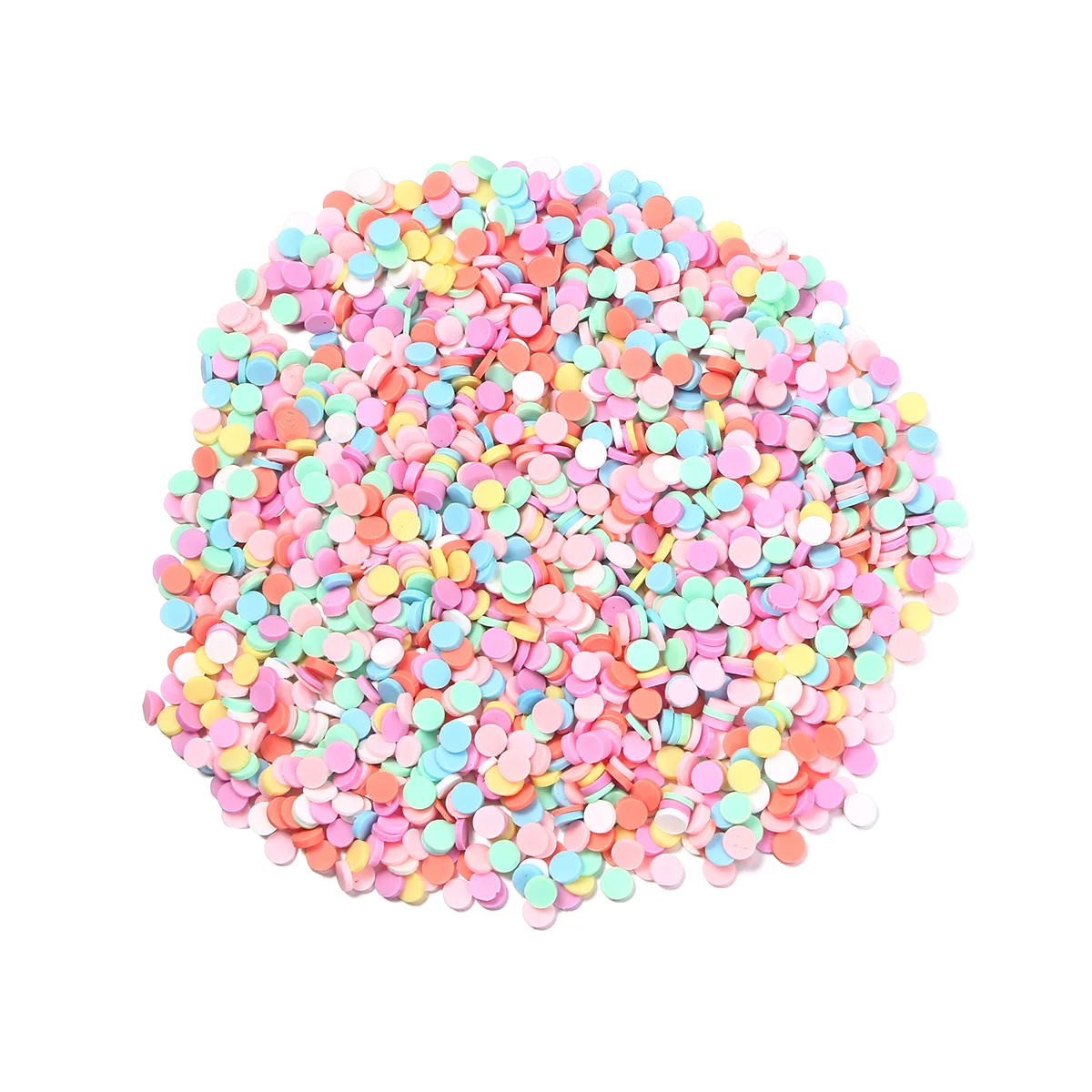 100 G/Pack Scrapbook Decoration DIY Clay Supplies Phone Case Assceeories Decorate Sprinkles Polymer Round