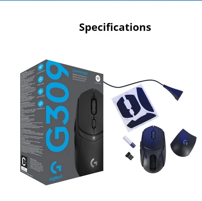 لوجيتك G309 لايت سبيد ألعاب لاسلكية مكتب ماوس ذكي اتصال مزدوج الوضع بلوتوث خفيف الوزن محمول EsportsGame