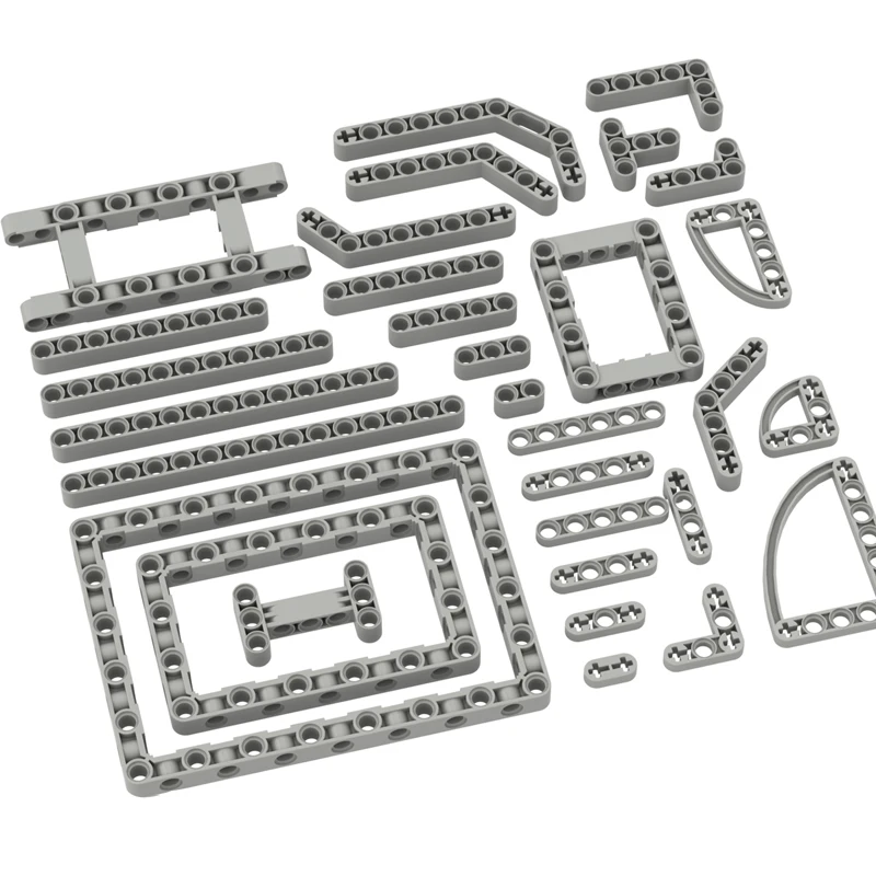 MOC Building Blocks Liftarm Thin Beam Thick Hole Arm MOC Parts43857 32523 32316 32524 40490 71708 11478 39793 71710 32056 32063