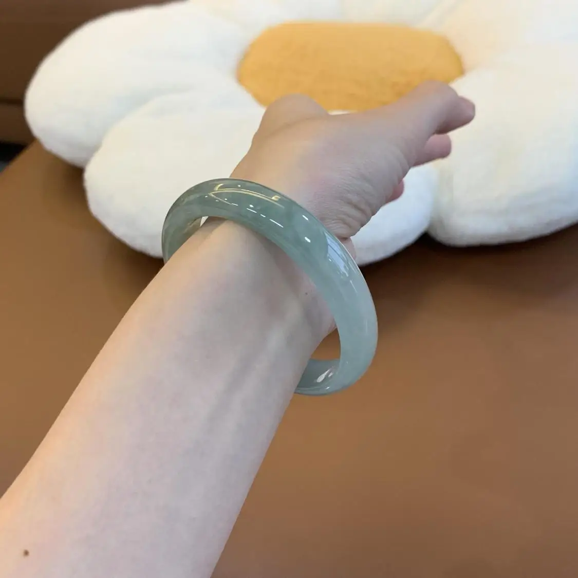 حقيقية الطبيعية الأبيض الأخضر اليشم الإسورة سوار الصينية منحوتة باليد موضة حلية مجوهرات اكسسوارات تميمة هدايا الرجال النساء #6