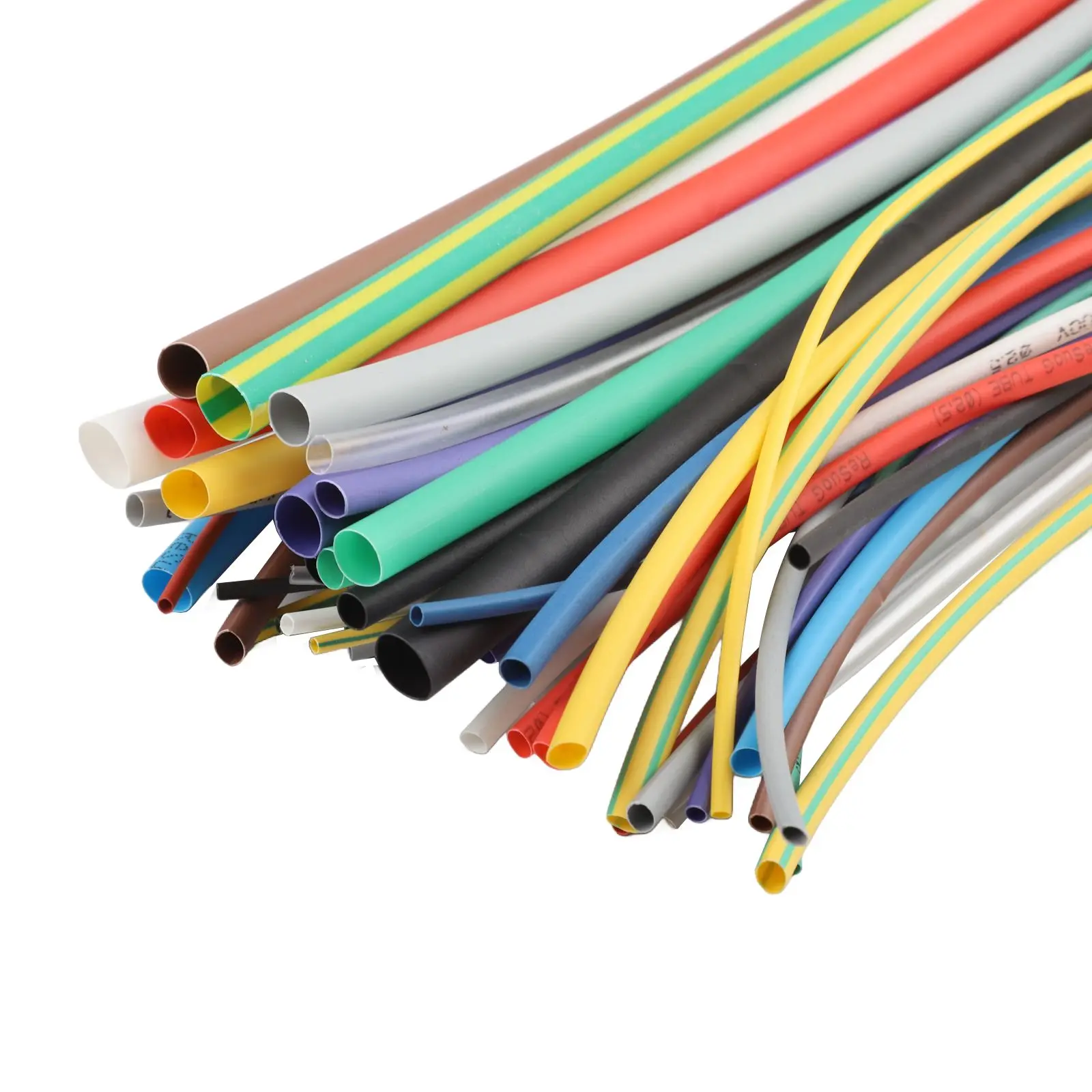 

Рукава, термоусадочные трубки, принадлежности для трубок, провод 2, 1, 5 размеров, 55 шт., ассортимент, комплект термоусадочных трубок, полиолефиновый электрический