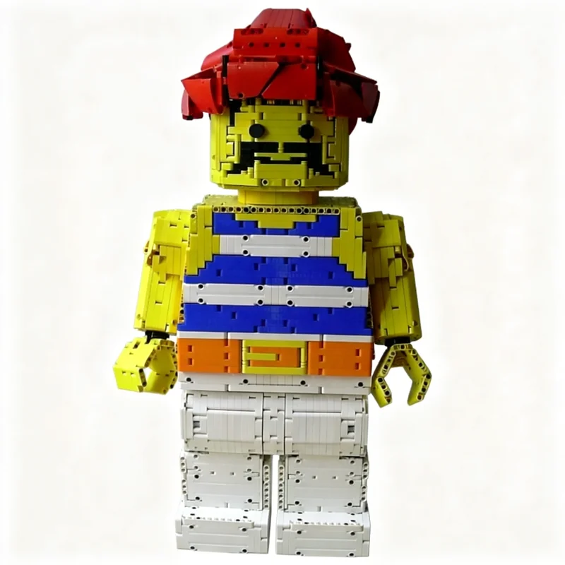 5690pcs MOC Minifig In A Scale 15 1 Technical Model Toys Building Blocks Construction Christmas Gift Kids Brick Birthday Idea
