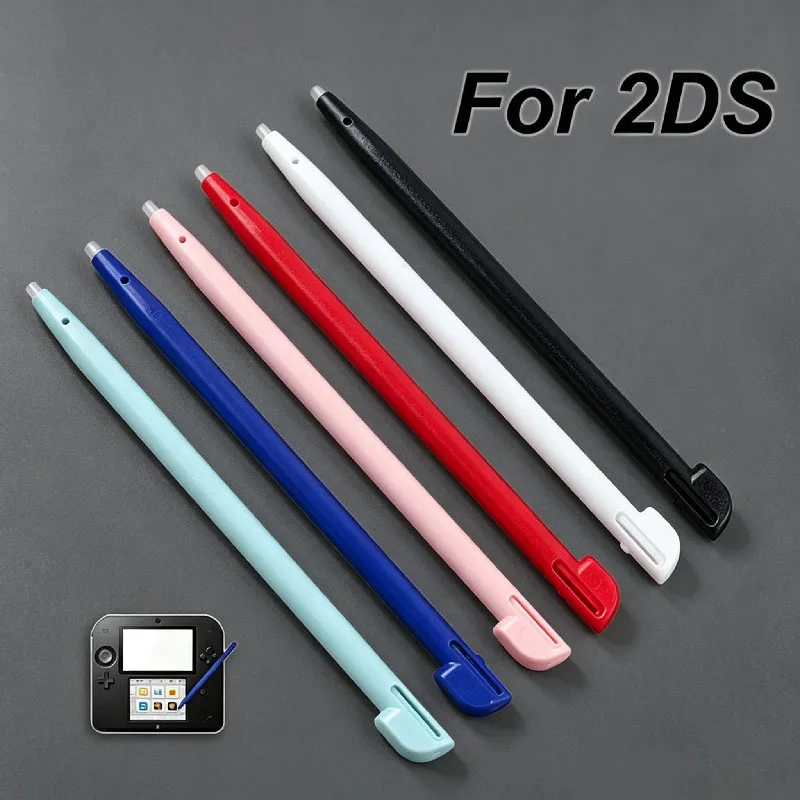 YUXI 1/5/10PCS Caneta Stylus de plástico Caneta de toque de tela para console de jogos 2DS Caneta Stylus de tela de toque