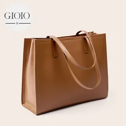 Trendy Genuine Leather Large Capacity Leather Tote bag New Women's Fashion Shoulder Bag Versatile Crossbody Bag Soft Materia