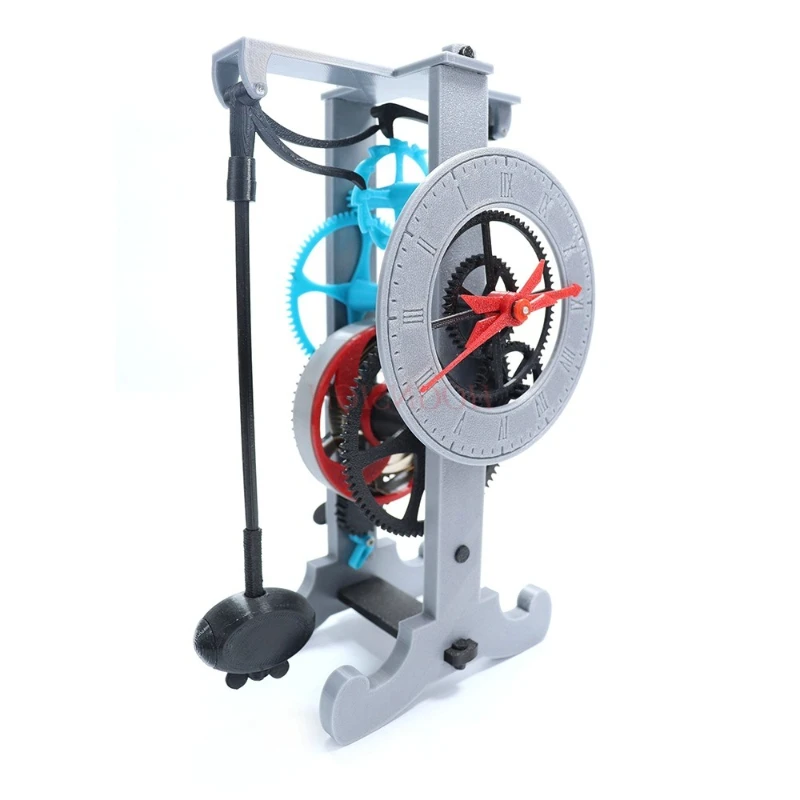 Single pendulum clock model, mechanical clock, scientific and educational assembly, scientific physics experimental equipment b