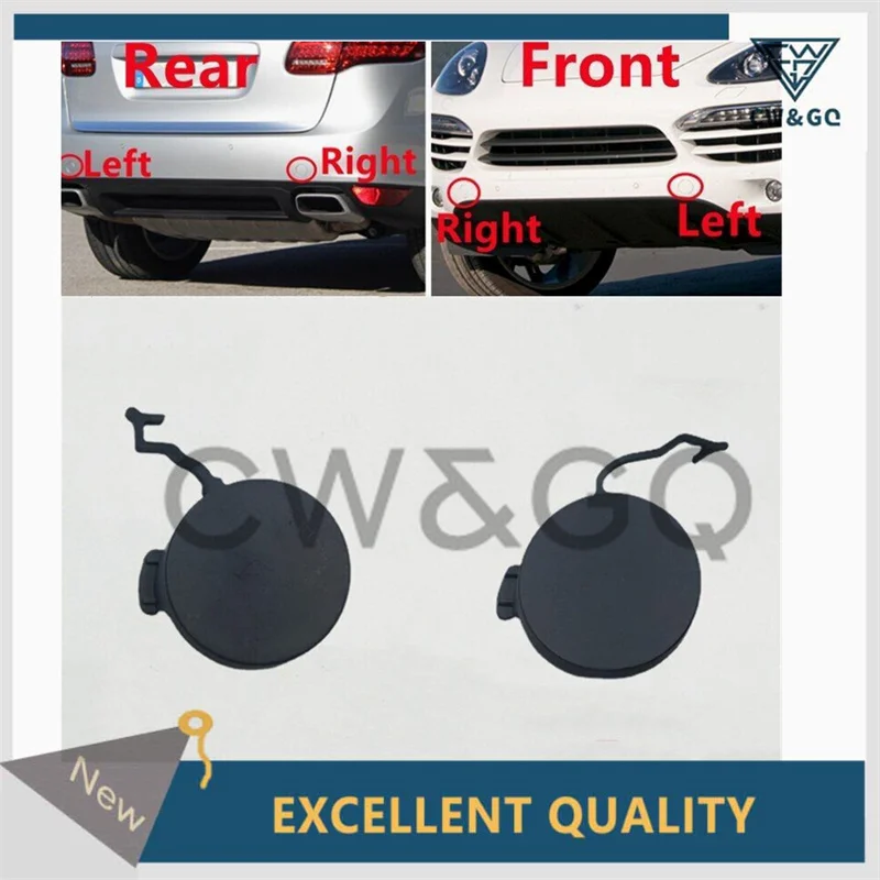 Left/Right Front Or Left/Right Rear Bumper Tow Hook Cover Cap 7P5807499 For Porsche Cayenne 2011 2012 2013 2014