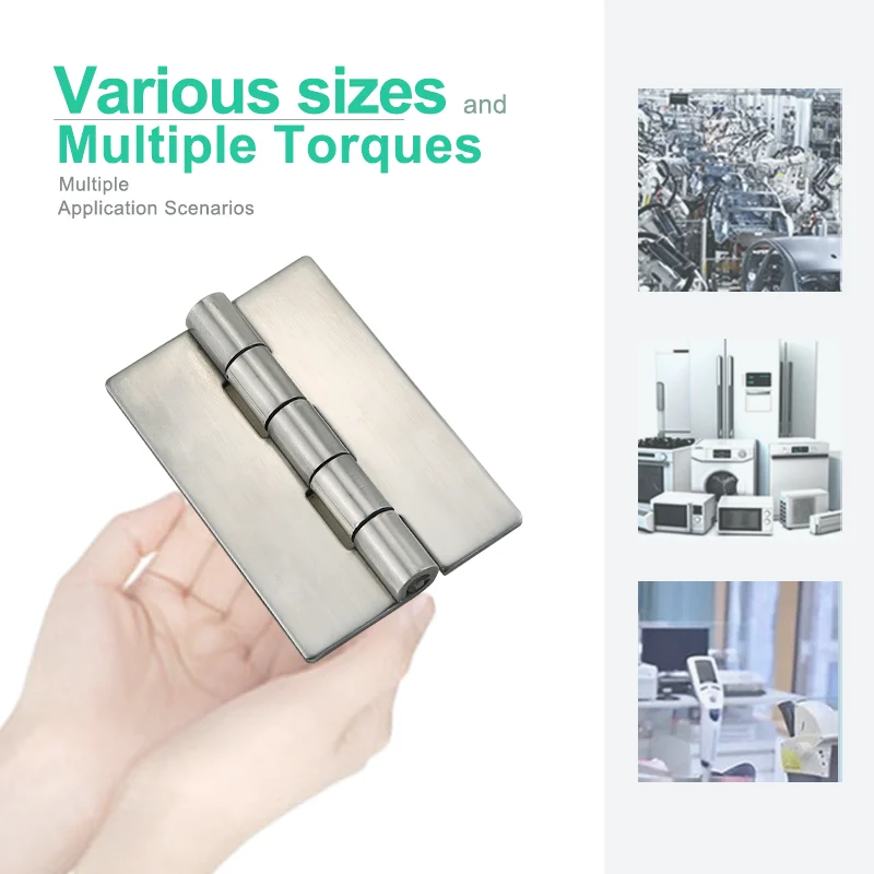 3pcs Chassis Electrical Cabinet Industrial Machinery And Equipment 304 Stainless Steel Load-Bearing Silent Bearing Hinge