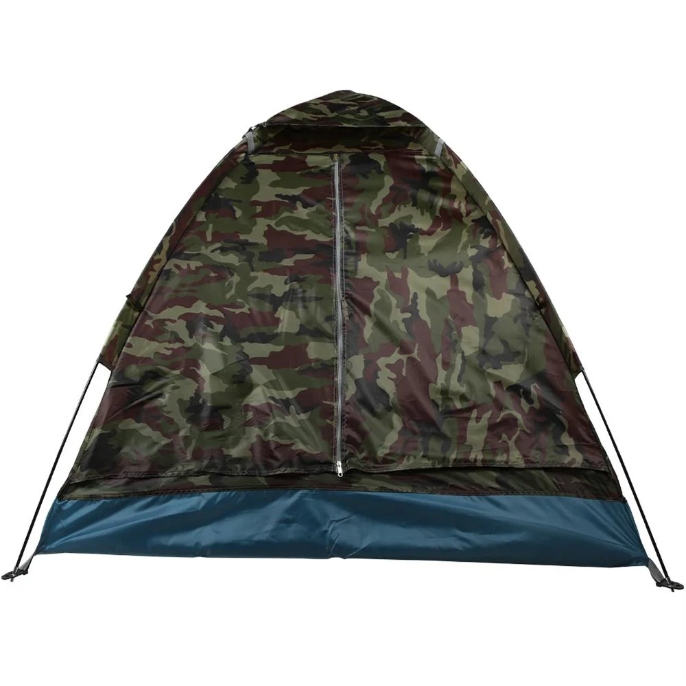 Hiking Kits Camping Tent 1 Person/2 Person Mosquito Prevention Anti-UV Camouflage Tents Double Layer Hiking Tent Ultralight Tent