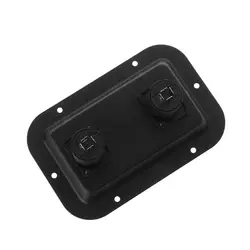 A3PC Jack Plate Socket Junction Box Clip Guitar Dual 1/4