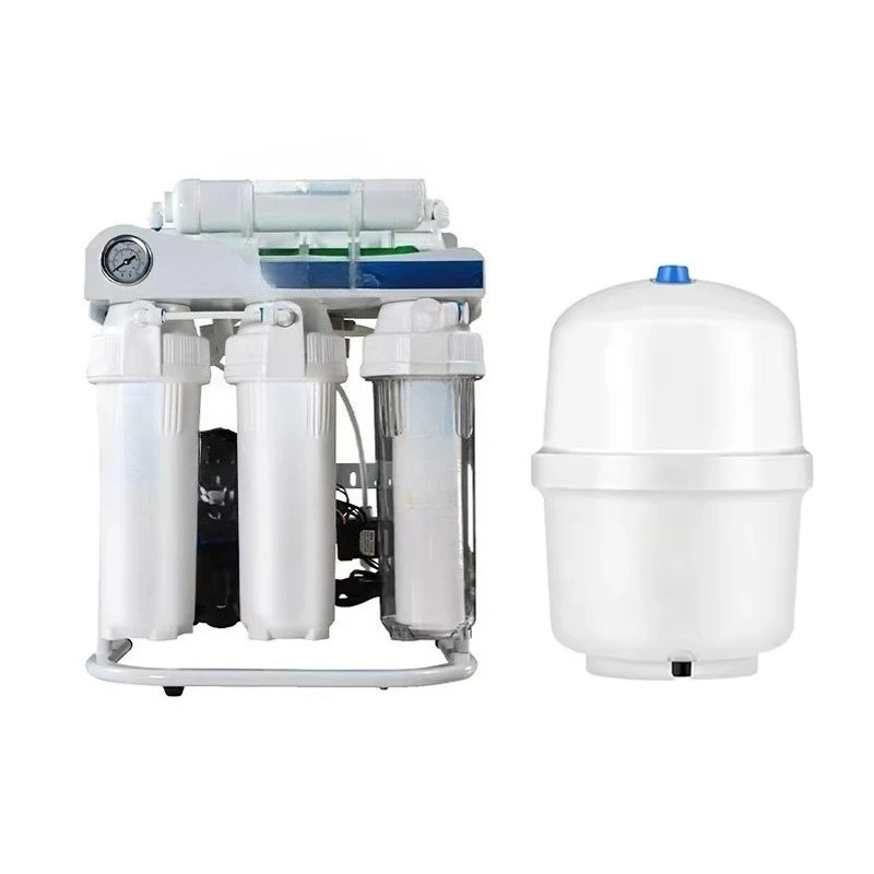 Electric 75GPD 5-Stage Reverse Osmosis Water Purifier Direct Drinking Water Filter RO System Factory Price for Household