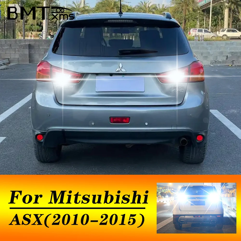 BMTxms, 2 uds., W16W T15 921, bombillas LED Canbus para luz de marcha atrás, lámpara blanca para Mitsubishi ASX Eclipse Cross Galant Lancer Outlander 1 3
