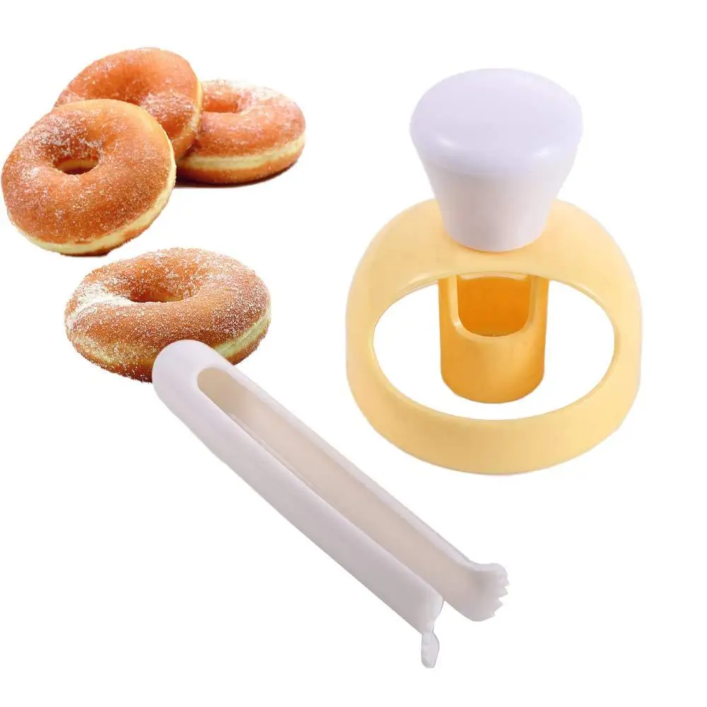 Creative DIY Donut Mold Plastic Cake Decorating Tool Desserts Bread Cookie Cutter Dough Maker Kitchen Baking Utensils