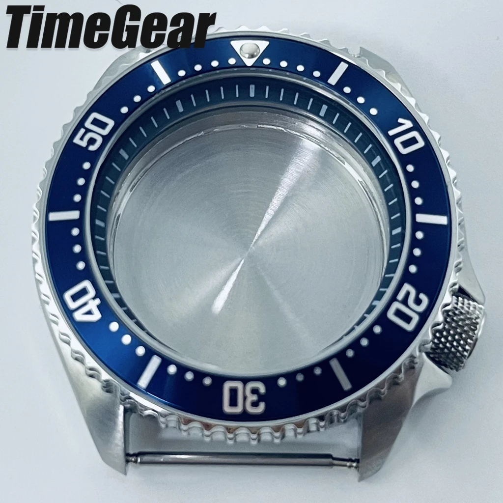 42mm Blue Ring Turtle Abalone Captain NH35 Case S Crown For NH34 NH35 NH36 NH38 NH70 NH72 Movement Fit Dial 28.5mm Accessory