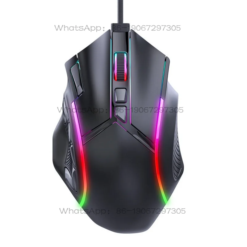 

12800DPI Full Speed 12 Key Macro Definition Wired Gaming Mouse