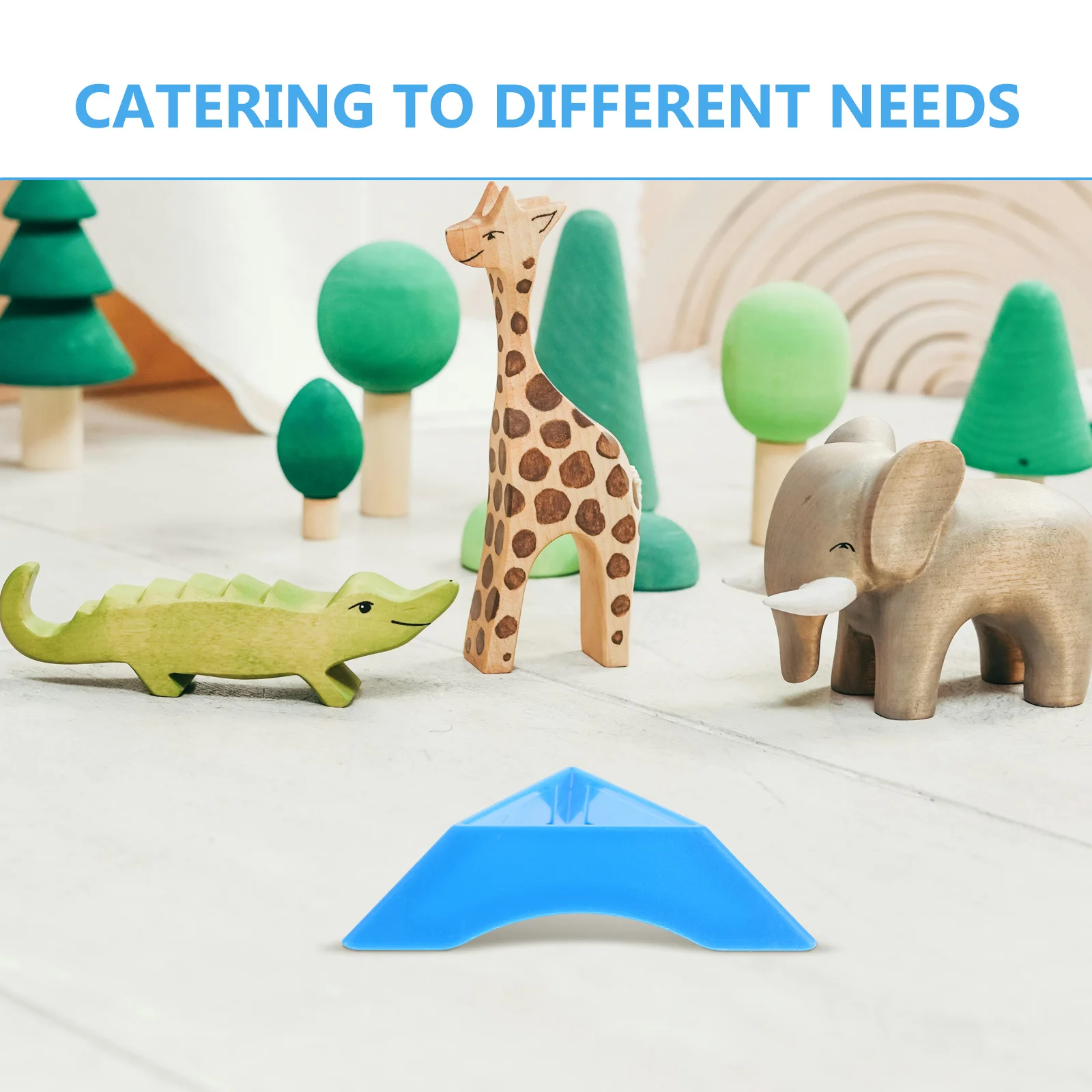 20Pcs Holder Colorful Triangular Stand for Puzzle Cube Display Secure Holder for Home Office Shelf Table Setup Decor