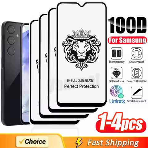 Tempered Glass Screen Protector For Samsung A55 A54 A53 A52 A52S 5G A51 A35 A34 A33 A32 A31 A25 A24 4G A23 A22 A21S A30 A20 A50S