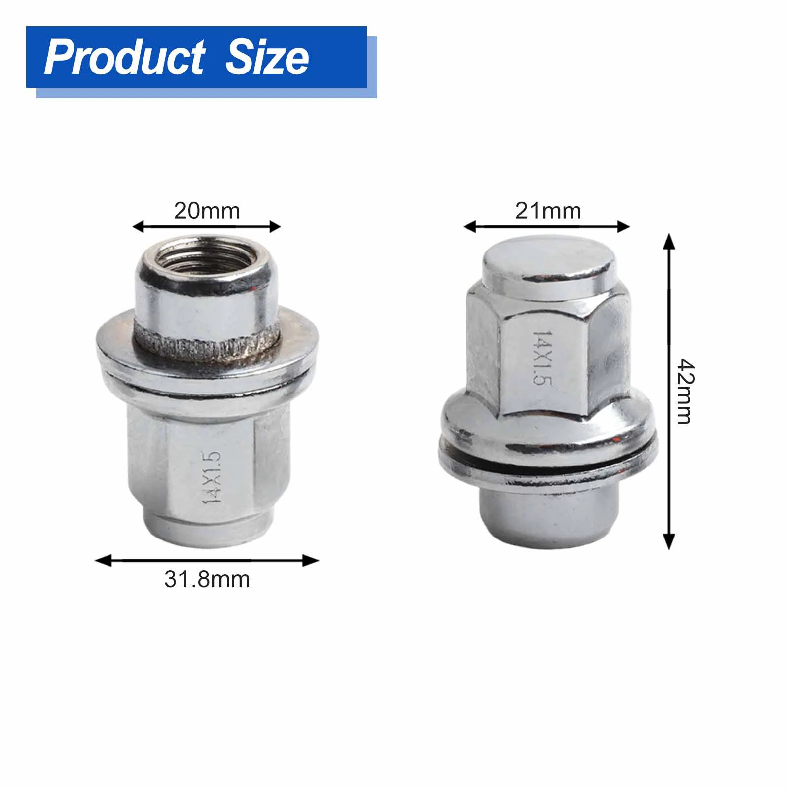 

For INFINITI QX56 Replacement Nut Vehicle Repair 0.9 In Automotive Wheel Nut Replacement Wheel Nut 0.9 In Direct Replacement