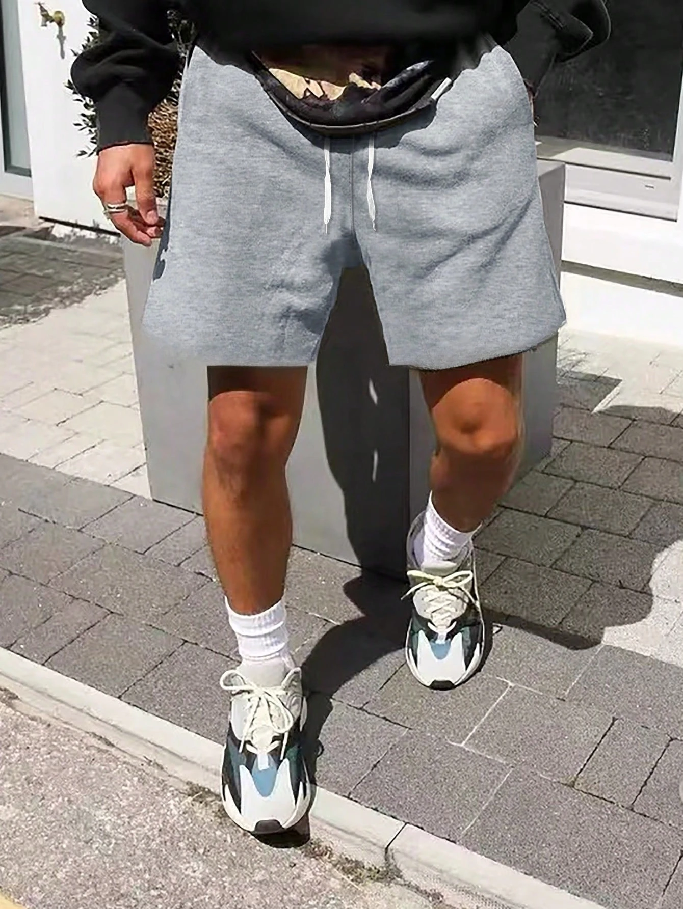 

Men's Summer Casual Frayed Edge Drawstring Waist Shorts Versatile For Everyday Wear Breathable Swim Trunks Surfing