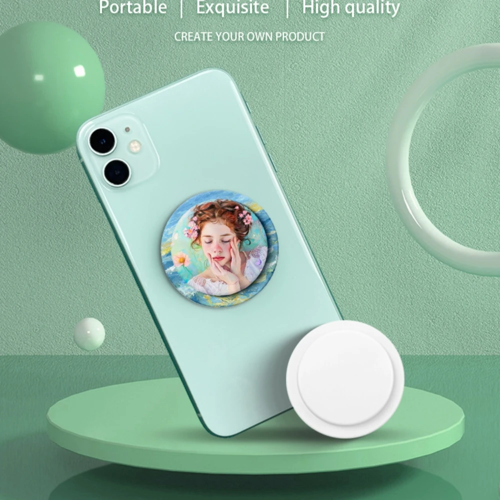 20pcs/lot Sublimation Blank 3D Film Magnetic Phone Stand Fashionable DIY Print Personalized